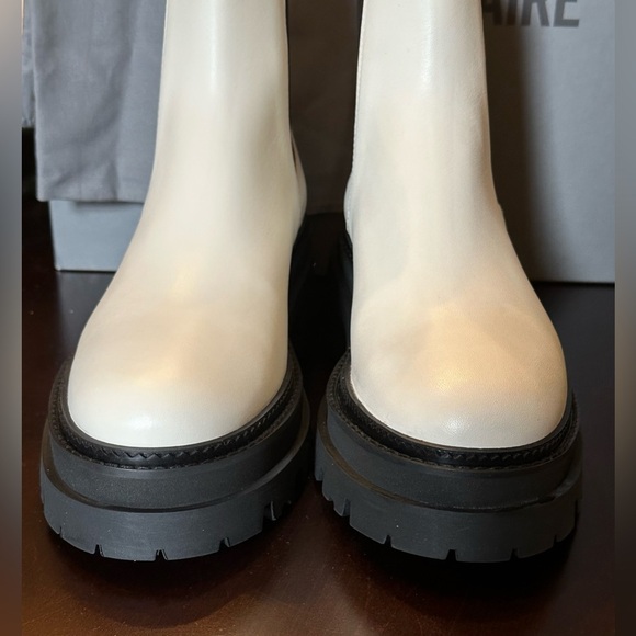 NIB Zadig & Voltaire Ride Chelsea Boot 39 Ice White US 8 - Picture 6 of 12